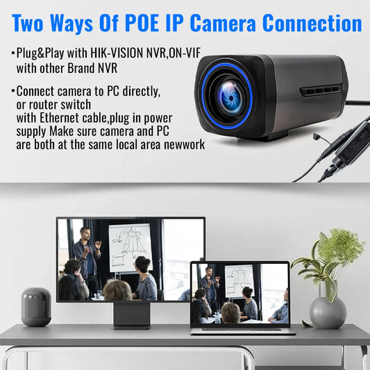 5MP Motorized Zoom Webcam 36X Auto Focus Camera
