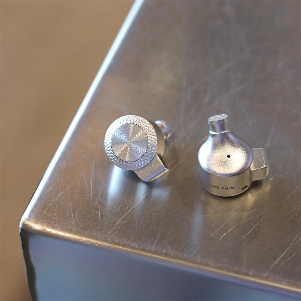 T10 PRO Silver In-Ear HiFi Earphones with Planar Driver