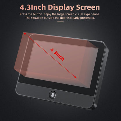 2MP WiFi Smart Video Doorbell with PIR Motion Detection