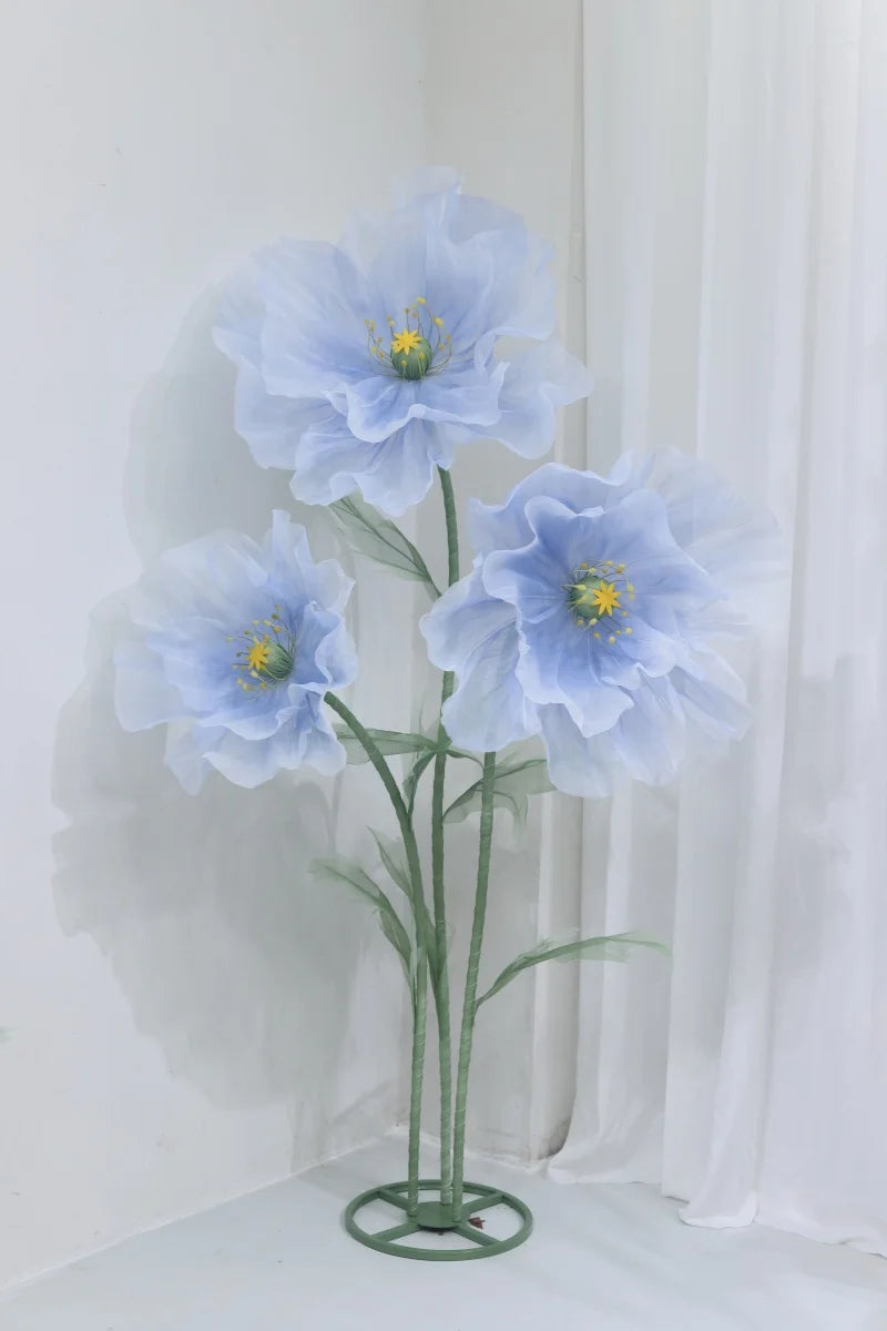 Artificial Poppy Flower Decoration Wedding Party Display