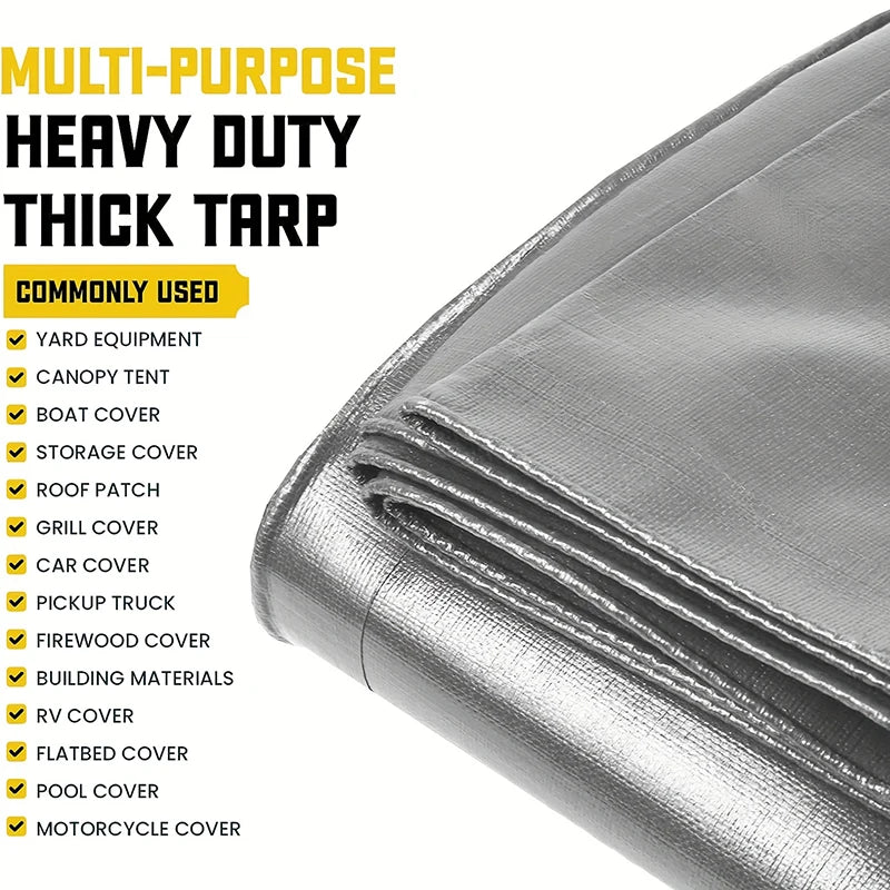 Heavy Duty Waterproof Tarp Outdoor Cover 4x5m