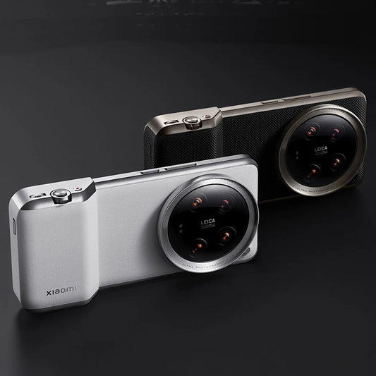 Professional Leather Camera Cover for Xiaomi 14 Ultra White