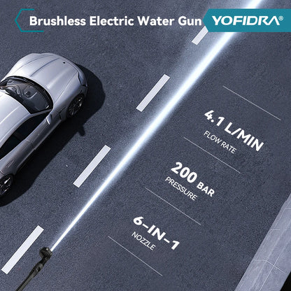 Portable 200Bar Car Washer with Multi-Mode Spray for Garden