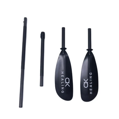 Portable 4 Section Kayak Paddle Fibreglass Oar for Boats