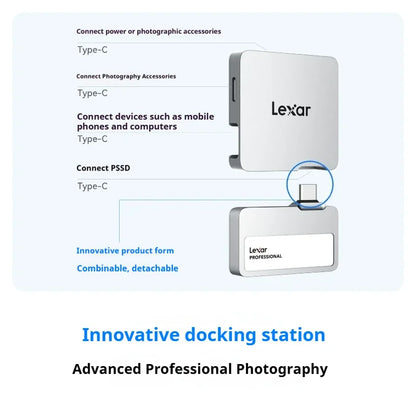 1TB Mobile SSD Black with USB-C High Speed Hub