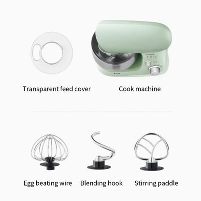 Portable 3L Multifunction Egg Beater Mixer Green