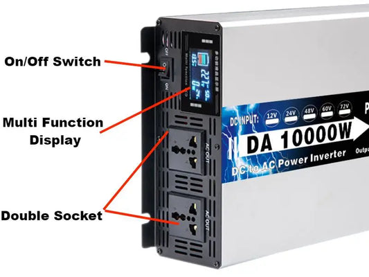 High-Efficiency 5500W 60V Inverter for Solar Systems
