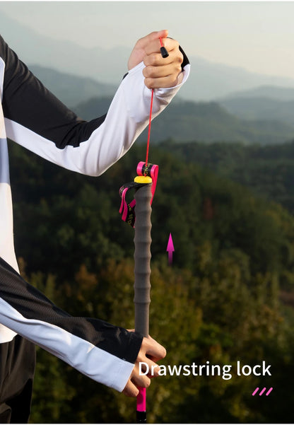 2pcs Pink 120cm Foldable Hiking Poles