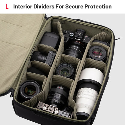 Medium Camera Insert Bag with Padded Lens Compartments