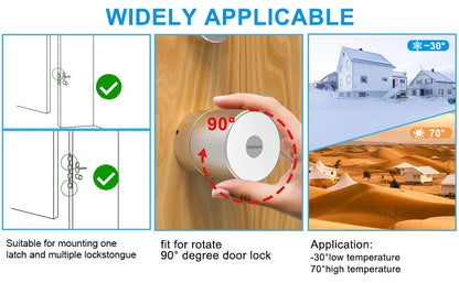 Tuya Zigbee Smart Lock with Strong Motor and Multi-Access Options
