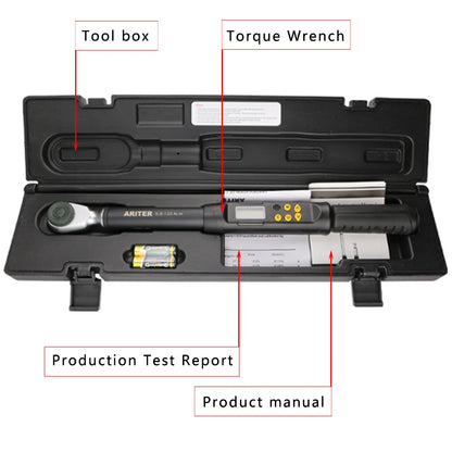 Digital Torque Wrench 6.8–135Nm 1/2 Inch Adjustable Precision Tool