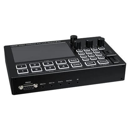 4-Channel HDMI Video Switcher Live Streaming Mixer