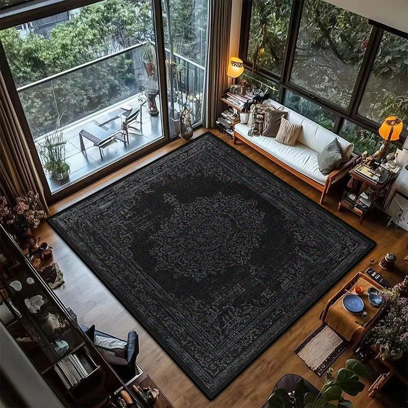 Large Persian Style Rug Non Slip Living Room Carpet