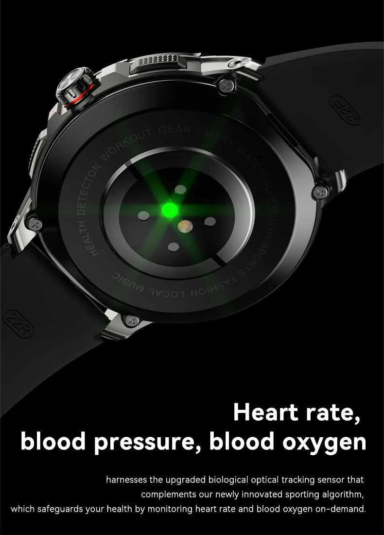 5G Smartwatch Steel Black Camera & App Support