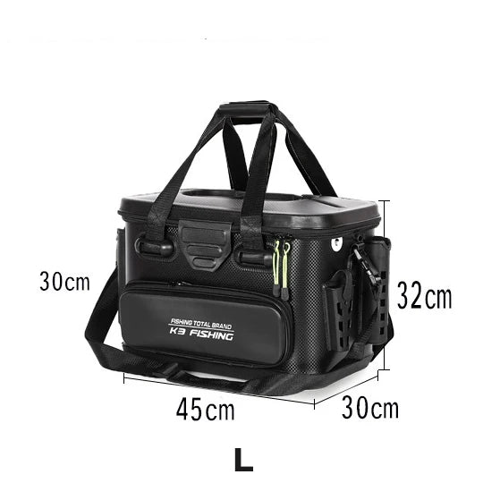 Waterproof 40L Fishing Tackle Storage Backpack