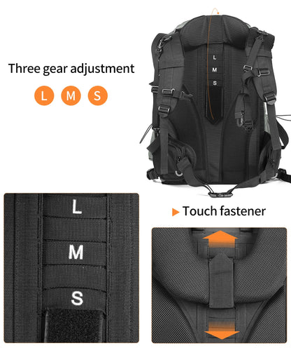 32L 2in1 Camera Backpack and Sling Bag Waterproof