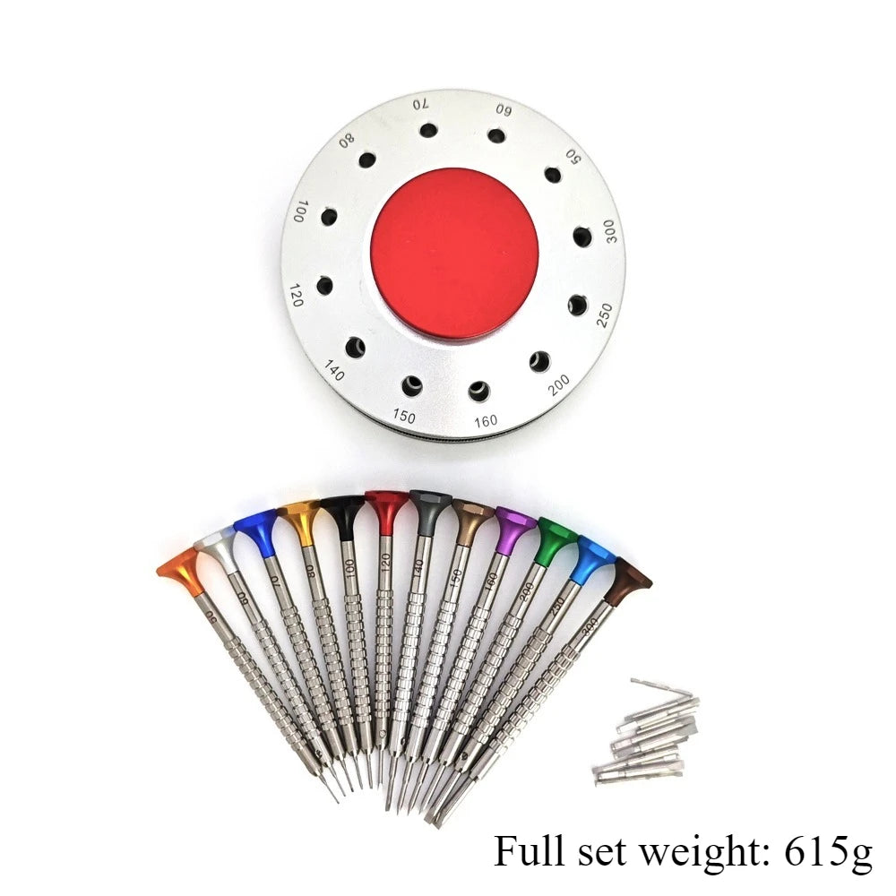 12-Piece Precision Screwdriver Set for Watch Repair
