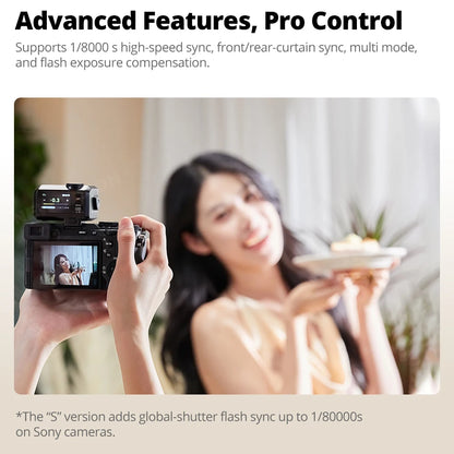 iT30Pro Black High-Speed Camera Flash for Sony