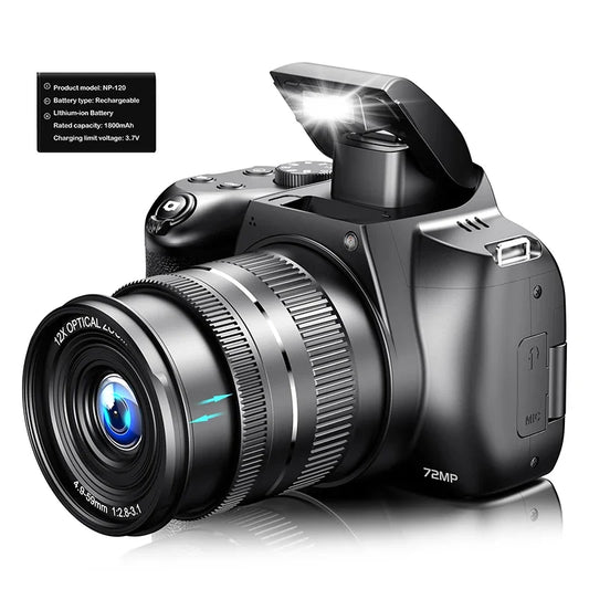 Professional 72MP Camera 4K 128GB Storage Included