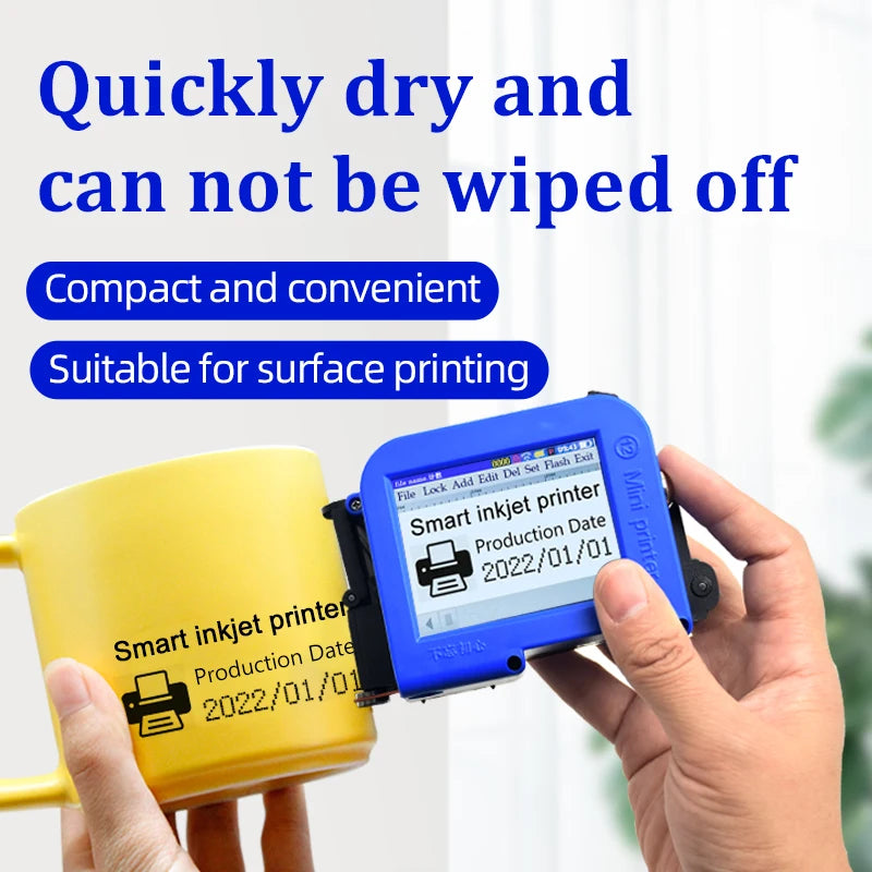 Mini Portable Label Printer with 1 Ink for Packaging