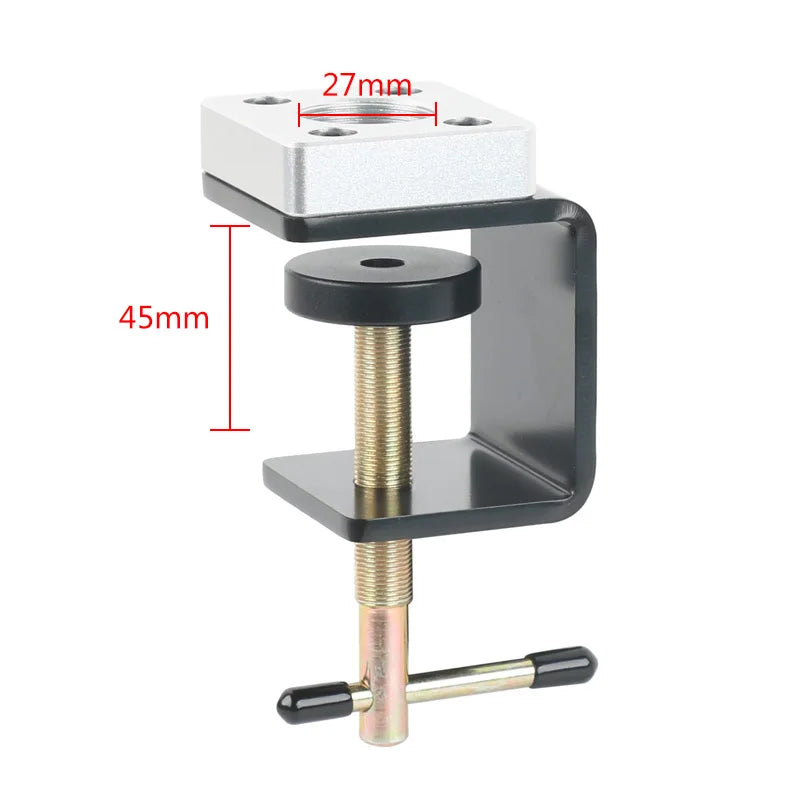 Adjustable Rotating Desktop Microscope Stand with 50mm Ring