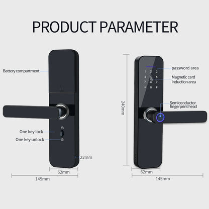 Smart Digital Lock WiFi Fingerprint App Keyless Entry IP65