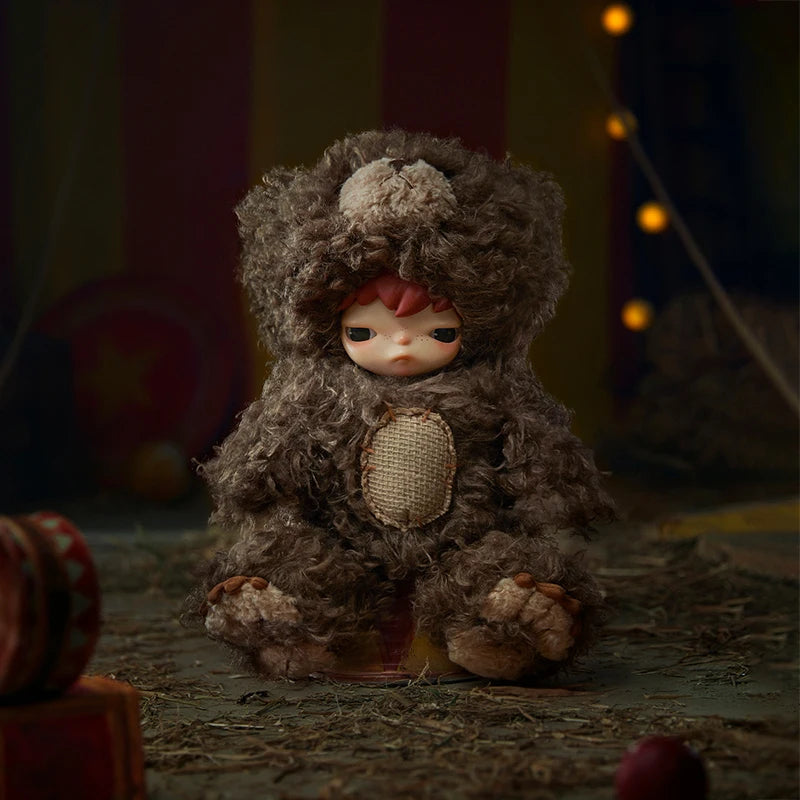 Cute Vinyl Plush Bear Toy Collectible Doll
