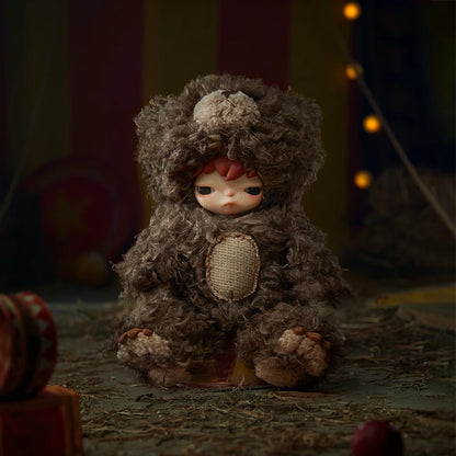Cute Vinyl Plush Bear Toy Collectible Doll