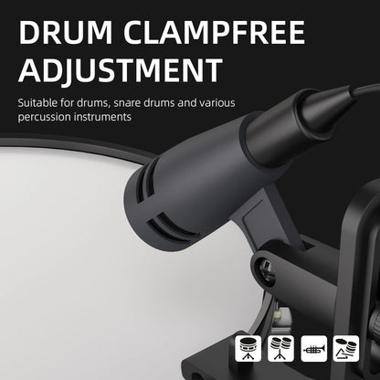 7 Piece Kick Snare Tom Cymbal Mic Recording Set