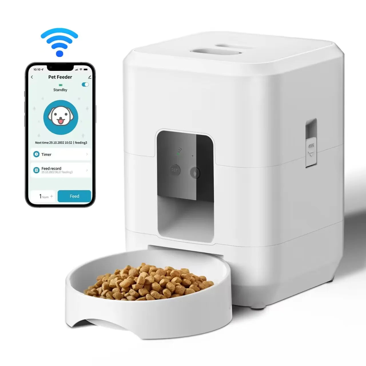 Smart Automatic Pet Feeder with Timed Food Dispenser