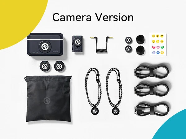 Wireless Lavalier Microphone with Noise Cancellation for Camera