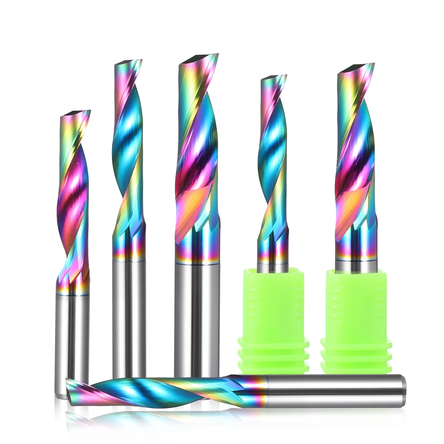 10P 6.0mm x 22mm x 50L CNC End Mill, DLC Coating