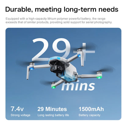 S-X1 GPS Drone 8K Camera 10KM FPV Quadcopter