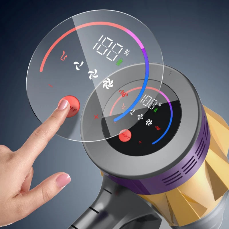 Smart Cordless Vacuum Cleaner with Mite Brush for Pet Hair