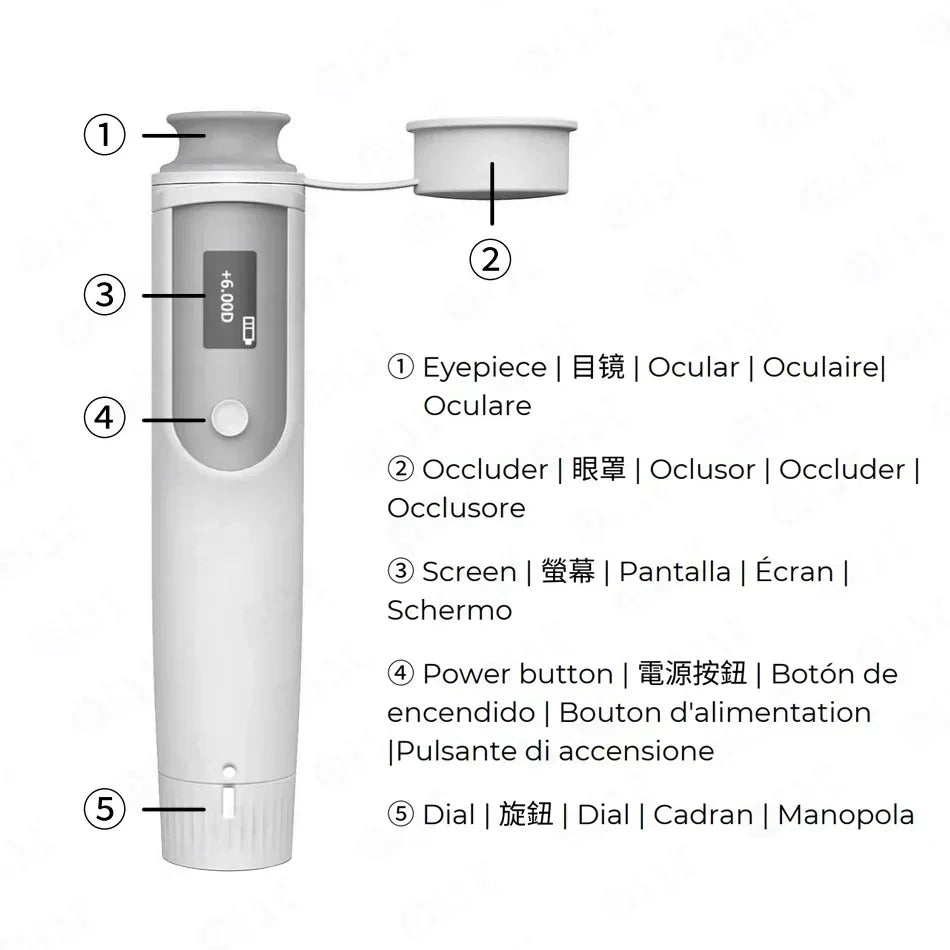 Portable Optical Refractor for Amblyopia & Vision Check