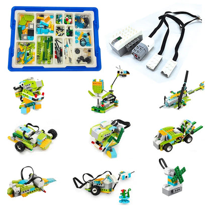 STEM Robot Building Kit with Programmable EV3-Compatible Bricks