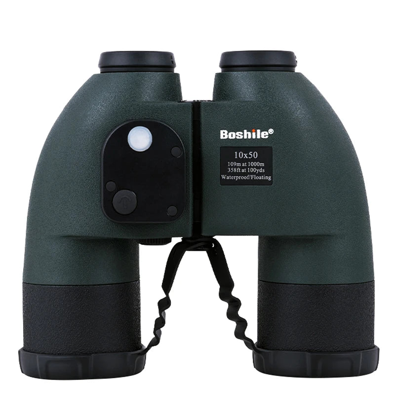 10x50 Military Binoculars with Rangefinder and Compass