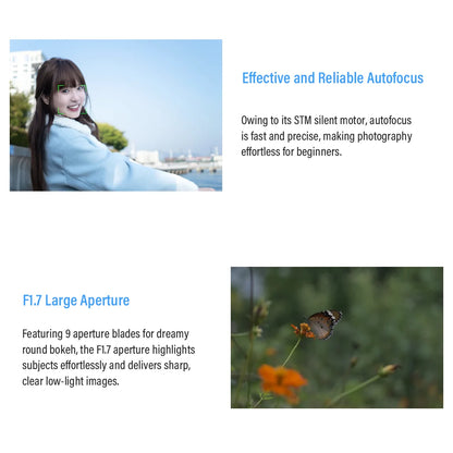 25mm F1.7 Autofocus Prime Lens for Sony E APS-C