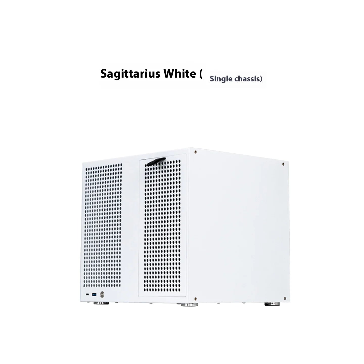 White 8-Bay NAS Case MATX Full-Height PCIe