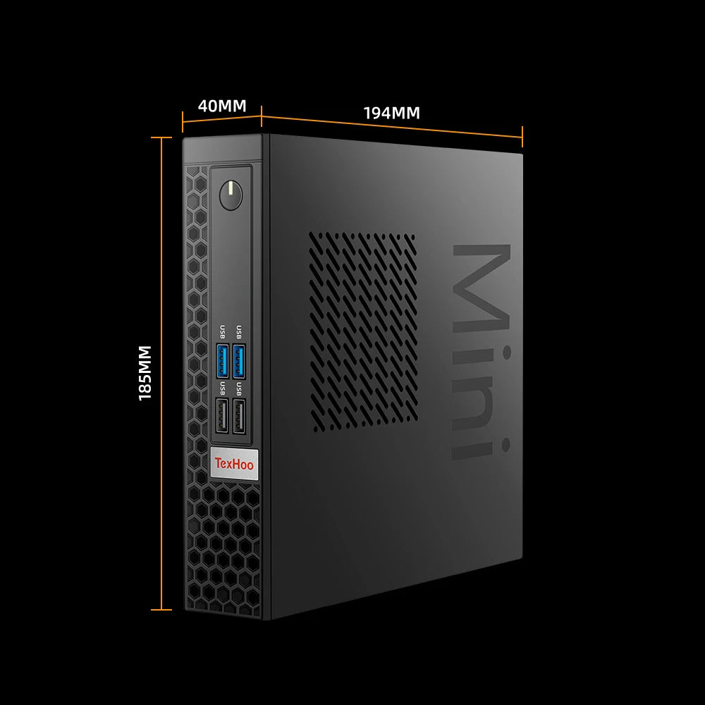Compact Desktop i7 4GB RAM 128GB Storage Mini PC
