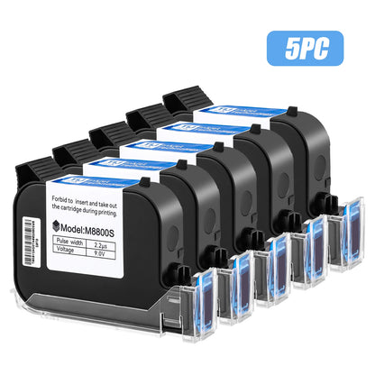 12.7mm Black Fast-Drying Waterproof Inkjet Printer Cartridge