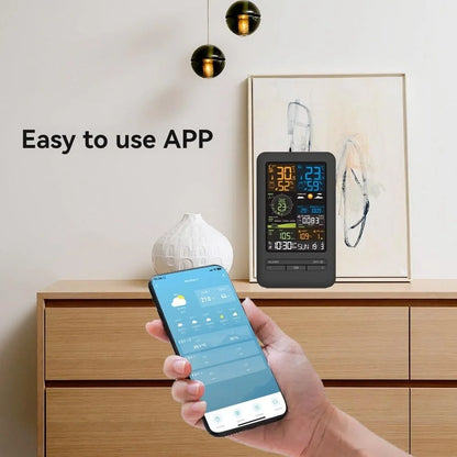 Smart Home Weather Station with Wind Speed & Humidity