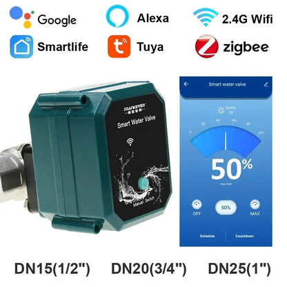 WiFi Garden Faucet Controller DN20 Adjustable Flow