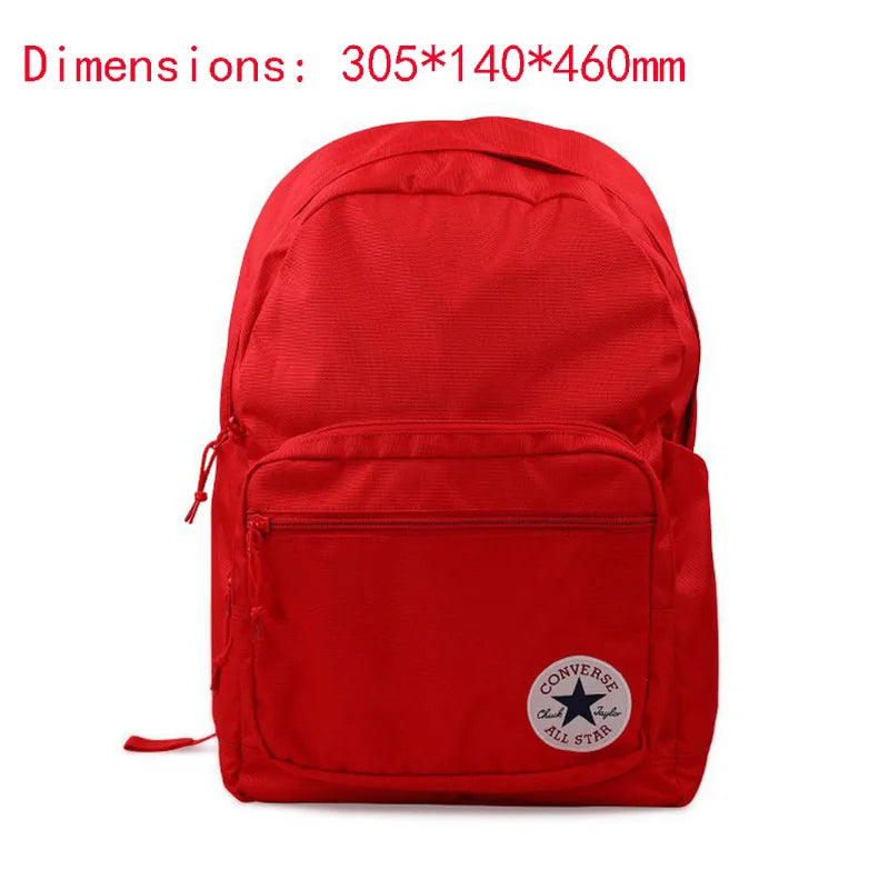Red Unisex Sports Backpack Durable Daily Carry Bag