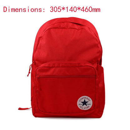 Red Unisex Sports Backpack Durable Daily Carry Bag
