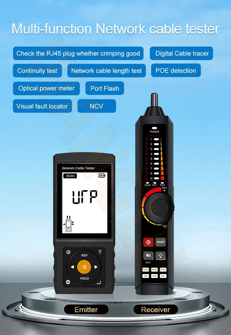 3 Inch Rechargeable Network Cable Tester Line Tracer