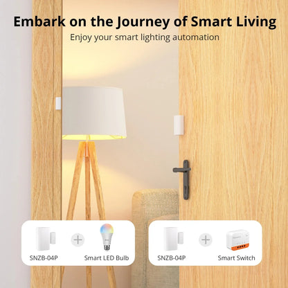 SONOFF 10-Pack Zigbee Door and Window Security Sensors with Tamper Alert