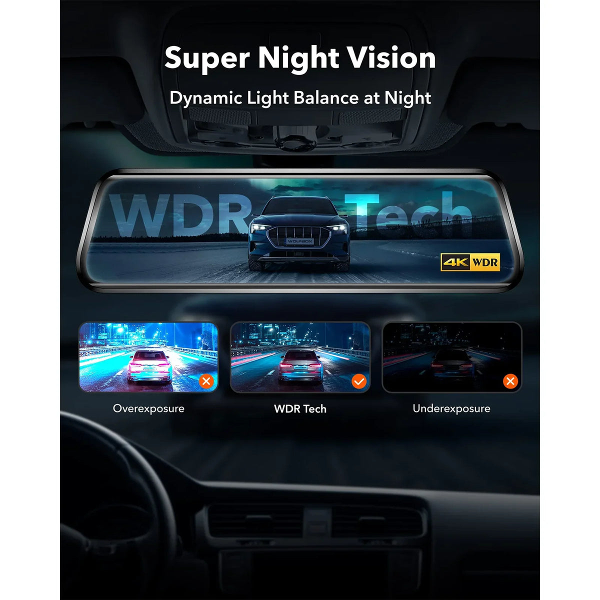 G930 Car DVR Front/Rear Camera with HW Kit
