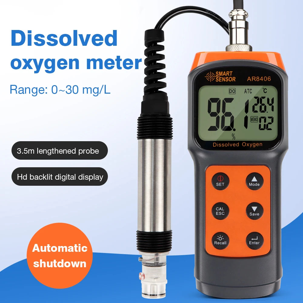Portable DO Tester for Aquaculture and Oxygen Measurement