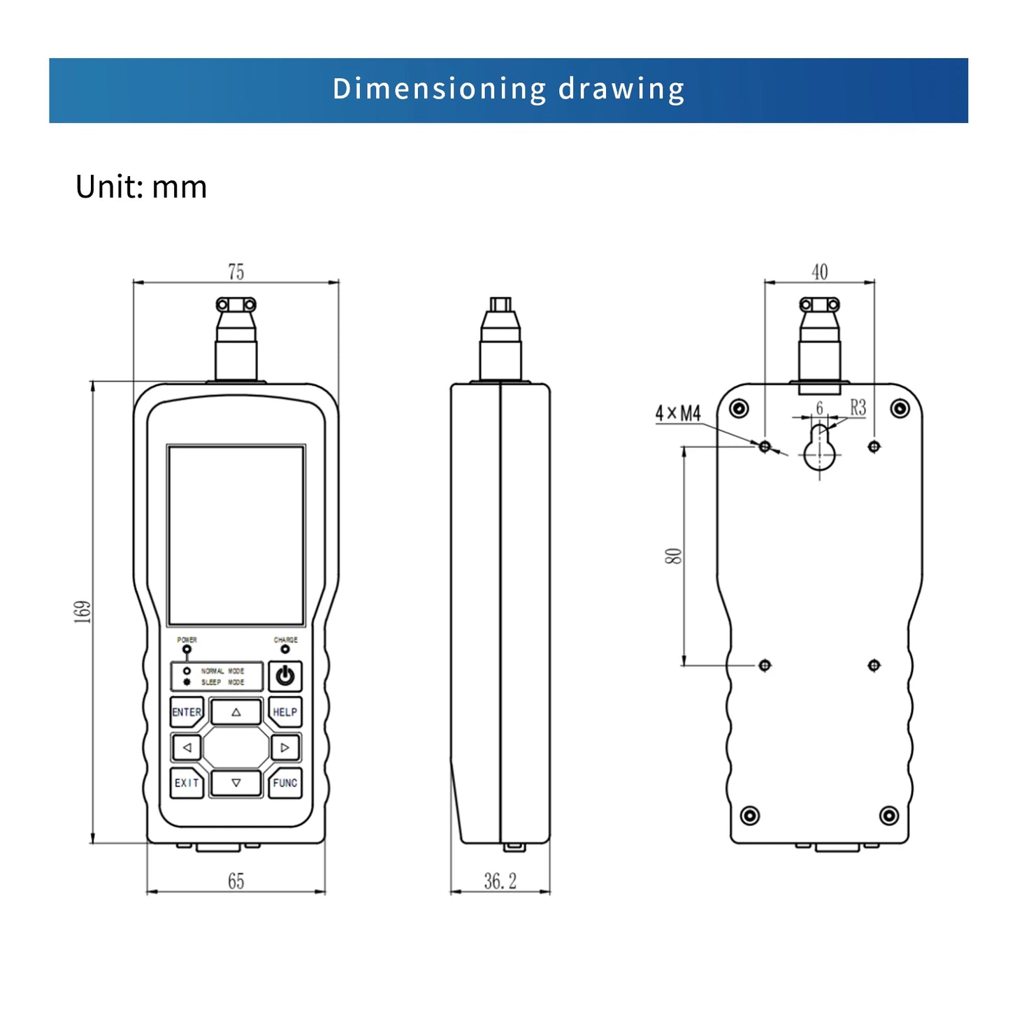 Heavy Duty 500KG S-Type Load Cell Force Meter